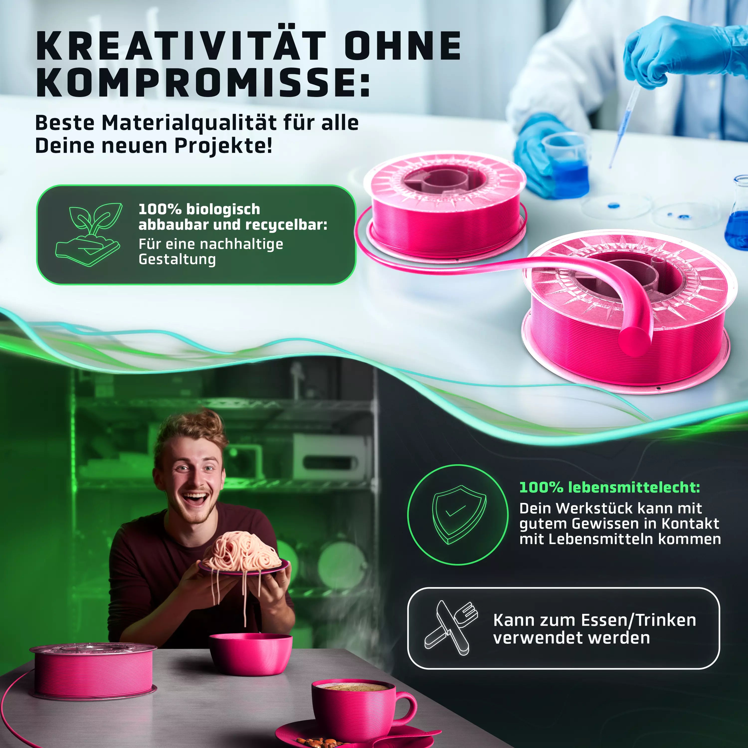 Vision 3D® PLA Magenta