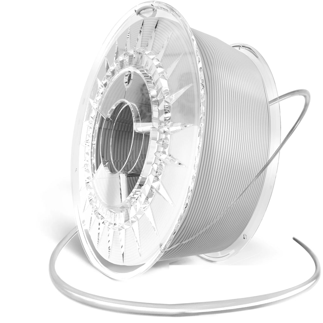 Vision 3D® PLA Filament Light Gray