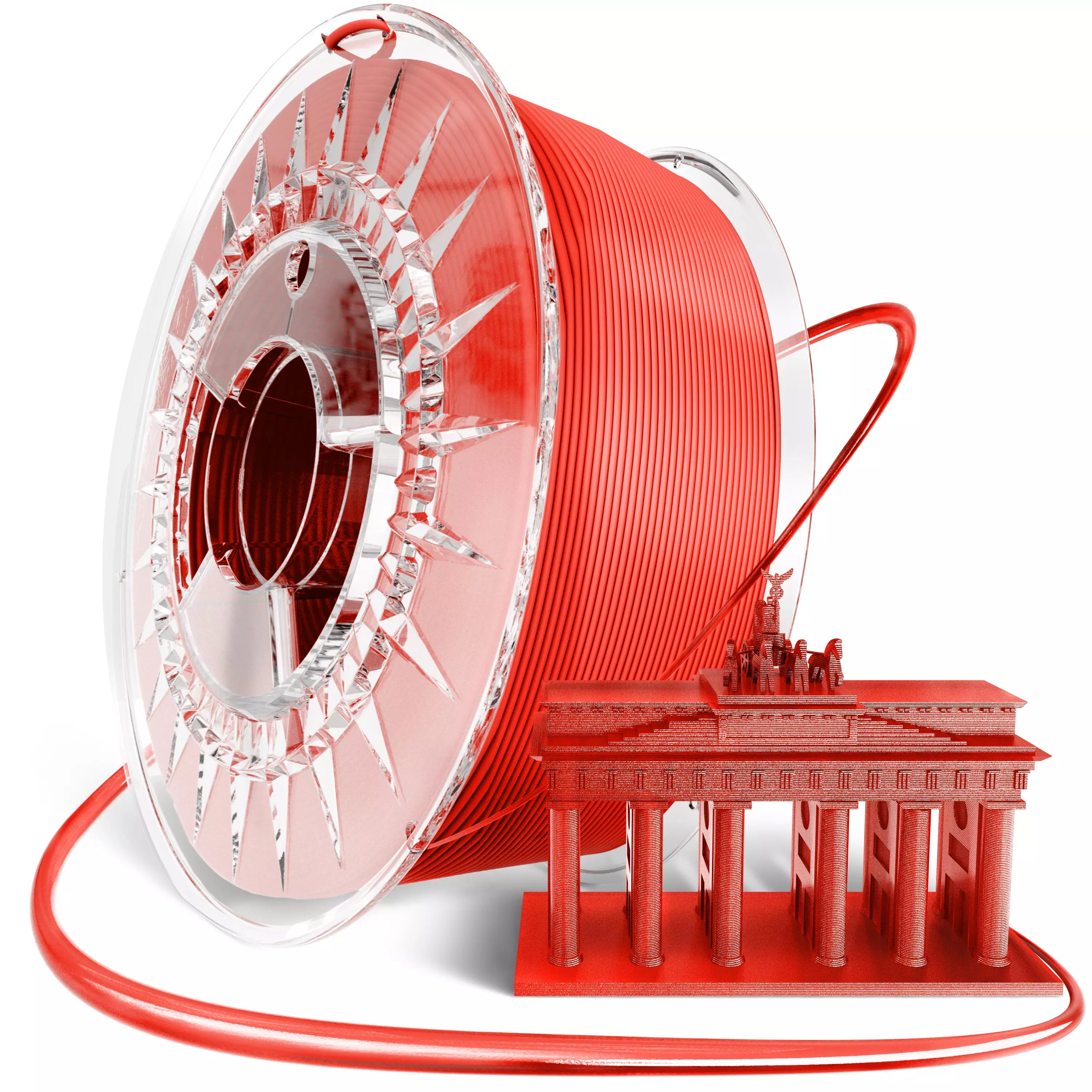 Vision 3D® PETG Filament Red