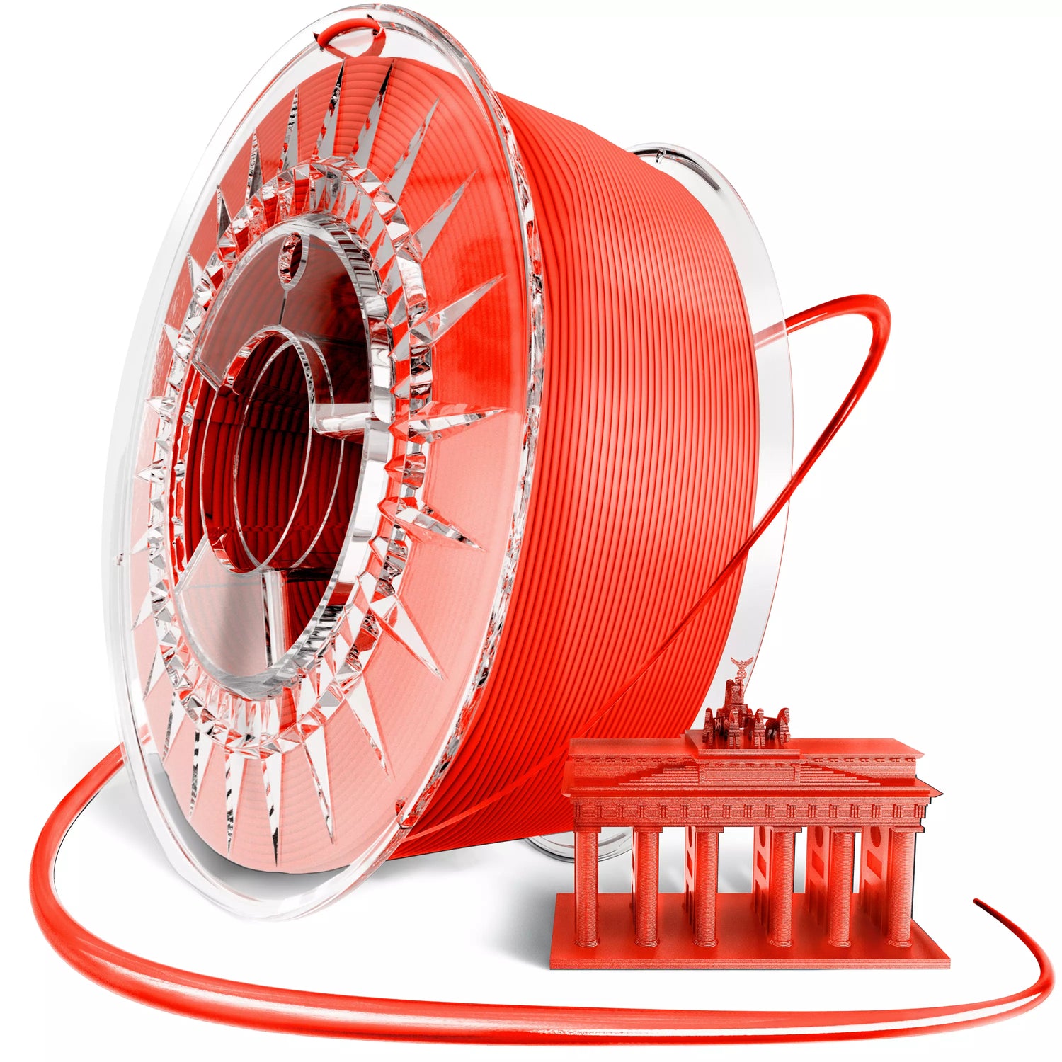 Vision 3D® PETG-Filament Glossy Rot